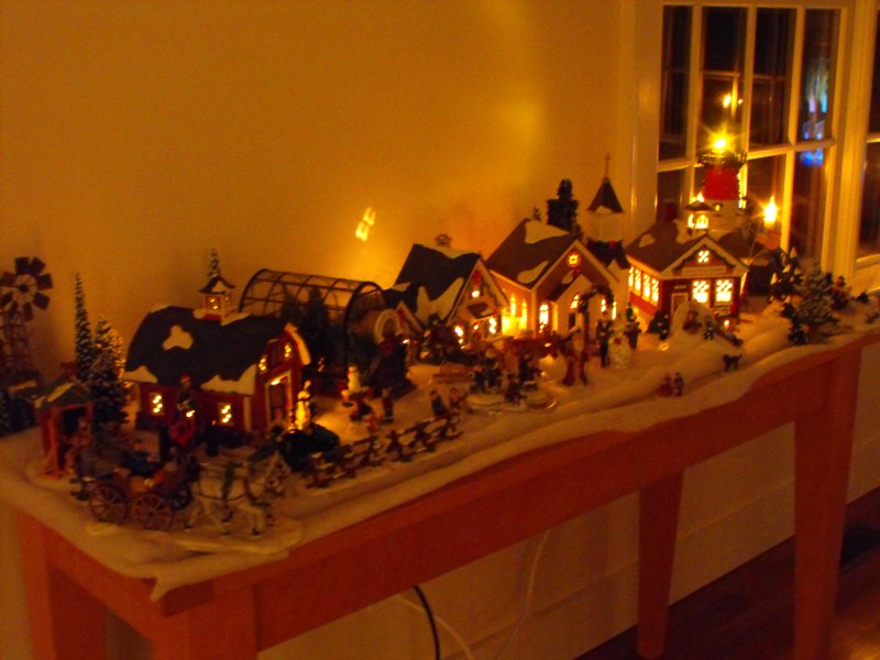 Christmas Decoration Village  Holliday Decorations